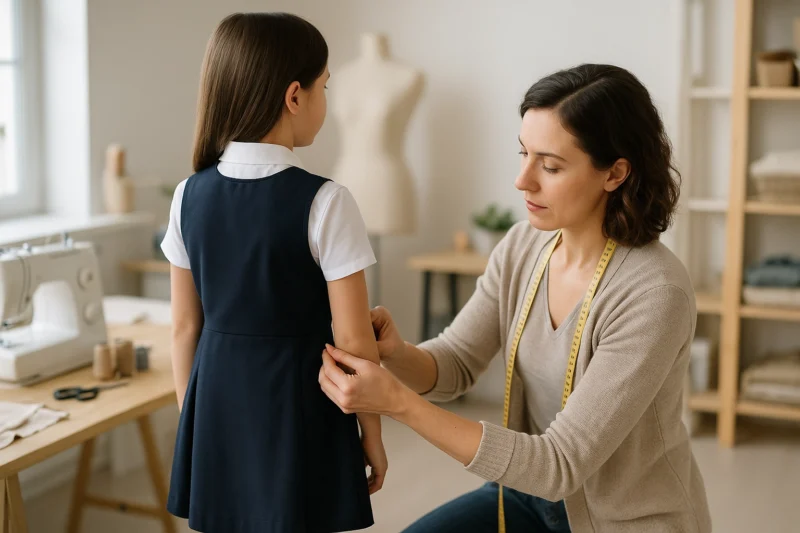 Ajuste de uniforme o prenda escolar